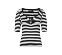 Hell Bunny Warlock Top Black & White L