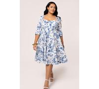 Hell Bunny Women's Adeline Dress in Blue | Size: XS hell bunny Blue XS