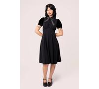 Hell Bunny Women's Andrea Little Black Midi Dress | Size: XL hell bunny Black XL