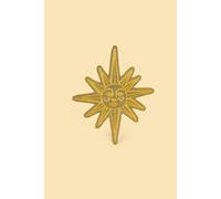 Hell Bunny Women's Celestial Sun Enamel Pin In Silver Or Gold With Black Star Backing hell bunny Gold One Size
