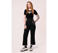 Hell Bunny Women's Drusilla Halloween Style Black Trousers | Size: XL hell bunny Black XL