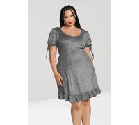 Hell Bunny Women's Haze Mini Dress Silver | Size: 2XL hell bunny Silver 2XL