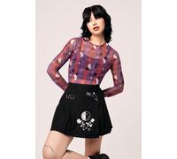 Hell Bunny Women's Jayden Bold Black Pleated Mini Skirt | Size: 3XL hell bunny Black 3XL