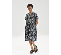 Hell Bunny Kasumi Mid Dress Grey