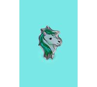 Hell Bunny Women's Kellie Green-Maned Horse Enamel Pin Western Cowgirl Accessory hell bunny Multicolor One Size