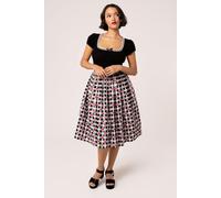 Hell Bunny Women's Leonie 50's Style Midi Skirt | Size: Small hell bunny Multicolor S