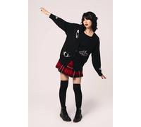 Hell Bunny Women's Mercy Oversized Black Cardigan | Size: 4XL hell bunny Black 4XL