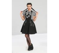 Hell Bunny Women's Miss Muffet Black Pinafore Dress | Size: 5XL hell bunny Black 5XL