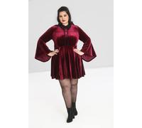 Hell Bunny Women's Prudence Dress Wine | Size: XL hell bunny Wine XL