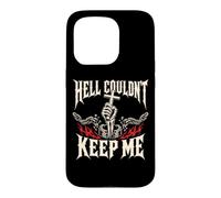 Hell Couldn't Keep Me Christian Cross Broken Chains Case for iPhone 15 Pro