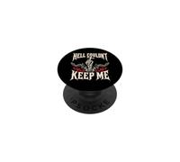 Hell Couldn't Keep Me Christian Cross Broken Chains PopSockets Adhesive PopGrip