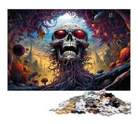 Hell Demon Awakens Jigsaw 1000 Piece Jigsaw Puzzle for Adults Educational Game Challenge Toy Secret Santa Gifts 1000 PCS(38x26cm)