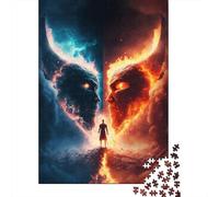 Hell Demons Jigsaw Puzzle 1000 Pieces Adult Puzzle Creative Paper Jigsaw Games Educational Toys Home Decoration 38x26cm/1000pcs