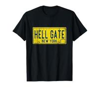 Hell Gate Bridge Astoria Queens Old New York Retro T-Shirt