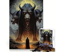 Hell Gate Keeper Puzzle for Teenagers 1000 Pieces Strong Memory Accurate Edge Joyful Challenge Wall Art (50x75cm)