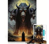 Hell Gate Keeper Puzzle for Teenagers 1000 Pieces Strong Memory Accurate Edge Joyful Challenge Wall Art (50x75cm)
