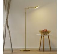 HELL Graz LED floor lamp, brass