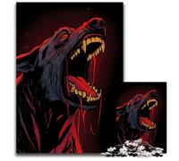 Hell Hound 1000 Pieces Puzzles for Adults Impossible Jigsaw Puzzles for Adults HighDifficulty Brain Teaser for Teenagers 1000 PCS(38x26cm)