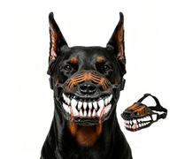 Hell Hound Dog Costume Mask, Scary Werewolf Monster Dog Muzzle (S)