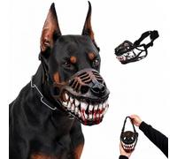 Hell Hound Monster Muzzle-Halloween Dinosaur Blood Mouth Dog Mask (A,M)