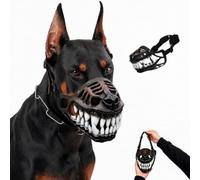 Hell Hound Monster Muzzle-Halloween Dinosaur Blood Mouth Dog Mask (B,L)
