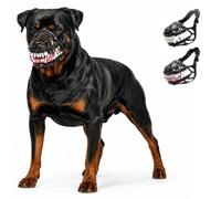 Hell Hound Monster Muzzle Mask, Dog Halloween Costumes (Style-B,M(10.23 in / 26 cm))