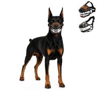 Hell Hound Monster Muzzle Scary, Scary Dog Muzzle with Teeth (#B,L)