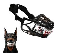 Hell Hound Monster Scary Dog Muzzle, Halloween Monster Muzzle with Teeth，S