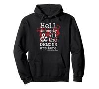 Hell is Empty And All The Demons Are Here - Shakespeare Pullover Hoodie