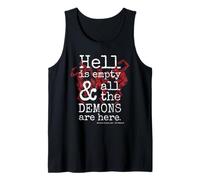 Hell is Empty and All The Demons are Here - Shakespeare Tank Top