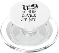 Hell Is Empty And All The Devils Are Here Black Text PopSockets PopGrip for MagSafe