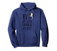Hell Is Empty And All The Devils Are Here Black Text Pullover Hoodie