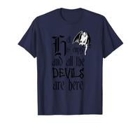 Hell is Empty and All The Devils are Here Black Text T-Shirt