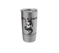 Hell is Empty and All THE Devils are HERE Shakespeare Meme Stainless Steel Insulated Tumbler