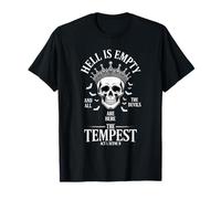 Hell is Empty Shakespeare Quote The Tempest Dark Academia T-Shirt