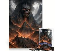 Hell Landscape Skull Pyramid 1000 Piece Jigsaw Puzzles for Adults Mind Workout Pastime Game Home Fun Santa Present (38x26cm)