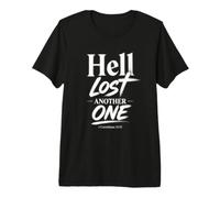 Hell Lost Another One - 1 Corinthians 15:55 Christian Faith Premium T-Shirt