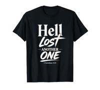 Hell Lost Another One - 1 Corinthians 15:55 Christian Faith Value Graphic T-Shirt