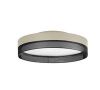 HELL Mesh LED ceiling light, Ø 45 cm, sand/black