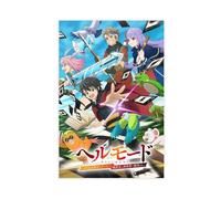 Hell Mode：The Hardcore Gamer Dominates in Another World with Garbage Balancing Anime Canvas Poster Wall Art Decor Print Picture Paintings for Living Room Bedroom Decoration 24x36inch(60x90cm)