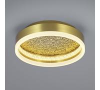 HELL Moon LED ceiling light made of iron, brass, Ø 30 cm