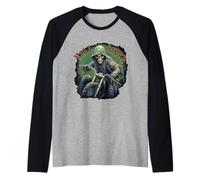 Hell of a Biker Raglan Baseball Tee