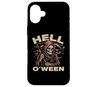 Hell O'Ween Grim Reaper The Angel Of Death Soul Collector Case for iPhone 16 Plus