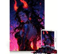 Hell Queen Anime 1000 Piece Jigsaw Puzzle for Teenagers Logic Fun High Def Print Home Enjoyable Ideal Decor (50x75cm)