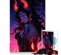 Hell Queen Anime 1000 Teenager Pieces Jigsaw Puzzle Memory Fit Neat Thick Home Game (38x52cm)