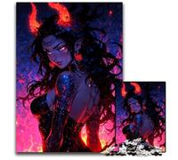 Hell Queen Anime Jigsaw Puzzles 1000 Pieces for Adults Challenging Puzzles Erfect for Home Decor Birthdays Holidays And Gifts 1000 PCS(75x50cm)