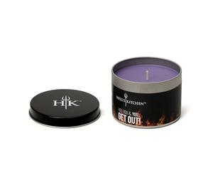Hell’s Kitchen Scented Tin Candle - 180g Single Wick, 35 Hour Burn - Luxury Home Fragrance Candle, Natural Aroma, Gift Ready (Lavender & Lemongrass)
