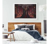 Hell Satanic Demon 1000 Piece Jigsaw Puzzle,Impossible Challenge,Educational Toy,Premium Cardboard Demon Couple,Adults & Kids 14+,Home Wall Decor,Gift Idea,Stress Relief 70x50cm