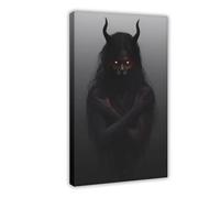 Hell Shadows Poster Canvas Poster Wall Art Decor Print Picture Paintings for Living Room Bedroom Decoration 8" L X 12" W