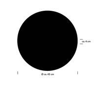 HELL Stella LED ceiling light, anthracite, Ø 45 cm, CCT
